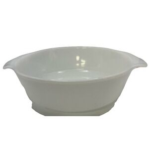 Vintage Fire King Casserole Dish Anchor Hocking 1.5 Qt‎ Milk Glass #437